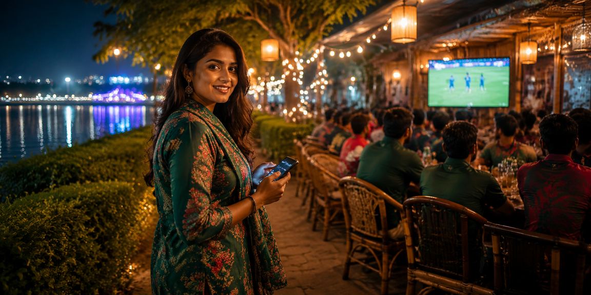 ঢাকার চা বাগানে মোবাইলে 909 ক্রিকেট বেটিং উপভোগ করছেন একজন ব্যবহারকারী